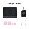 Waveshare Metal Case for VisionFive2 Board (NOT Included) with Cooling Fan Mini-Computer Case