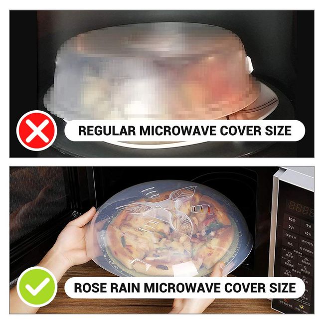 Microwave Splatter Cover, Microwave Cover For Food Bpa Free, Microwave  Plate Cover Guard Lid