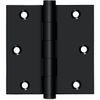 Deltana DSB3519-R DSB3519-R 3.5" x SQR Solid Brass Hinge Pair Matte Black