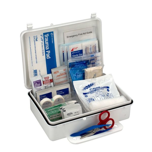 First Aid Only 6082 25-Person Emergency First Aid Kit for Office, Home, and Construction, 95 Pieces