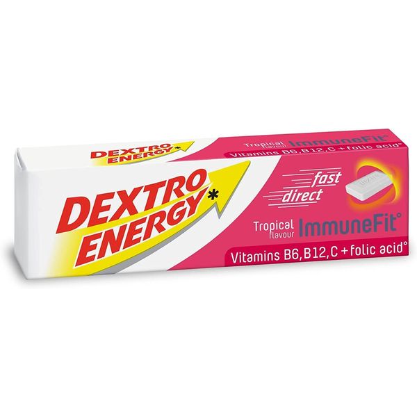 Dextro Dextro Energy Tropical 47g-PACK OF 3