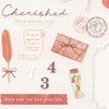 LIBRE COLLAGE 80970 Libre Collage (Terracotta) Decoration, Sheer