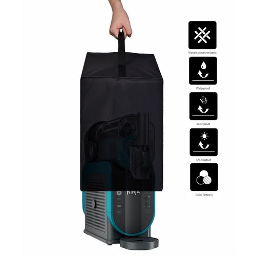 Dust Cover for Ninja FS299 Professional 88 oz Drink & Slushie Machine,600D Nylon, Waterproof, Foldable (Black)