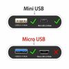 Aprelco USB 2.0 A Male to B Mini 5 Pin Data Charging Cable Cord Sync Data Cables