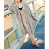 Handmade Company CUT PATTERN Long Cardigan LL Size (Pattern/Pattern) SS016-LL