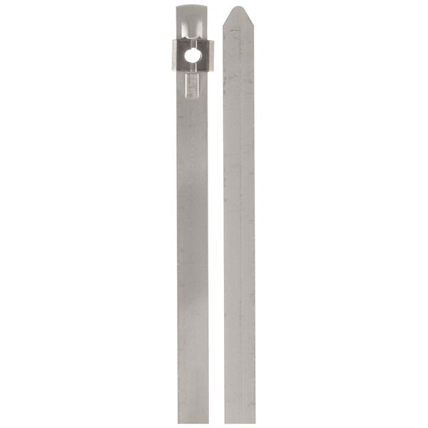 BAND-IT AS2129 Tie-Lok 304 Stainless Steel Cable Tie, 1/4" Width, 16.5" Length, 4" Maximum Diameter, 100 per Bag