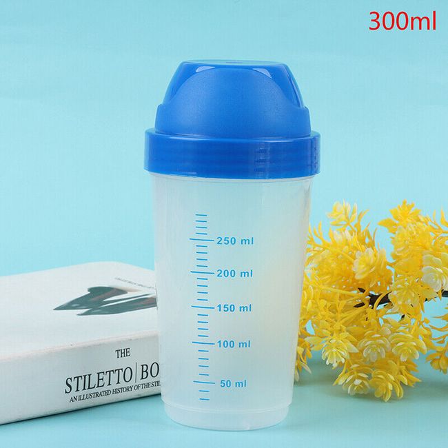 300ml Shaker Bottle Creative Milkshake Protein Mixing Bottle Shake Cup GF ZC