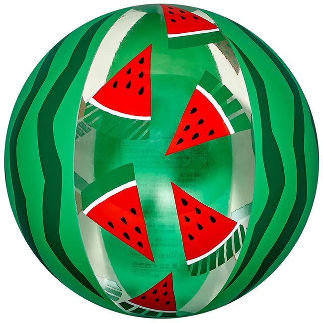 Igarashi BBA-650 Beach Ball, Snack Watermelon Ball, 19.7 inches (50 cm)