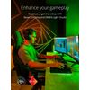 Twinkly Dots Black Wire Lights String, Multicolor, 60 RGB LED, 10ft