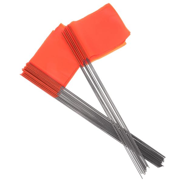 Milisten 100 Pcs Marking Flags Marker Flags for Lawn Sprinkler Flags Lawn Yard Marking Flags Garden Irrigation Flag Markers
