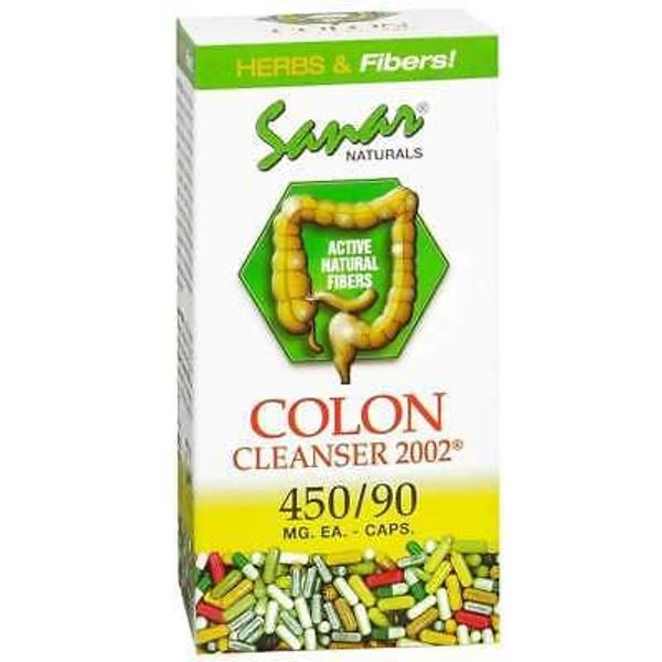 Sanar Naturals Colon Cleanser 2002 Detox and Natural Laxative, 90 Capsules