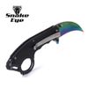 Everyday Carry Folding Pocket Knife, Assisted Opening, Tactical Design (Rainbow)