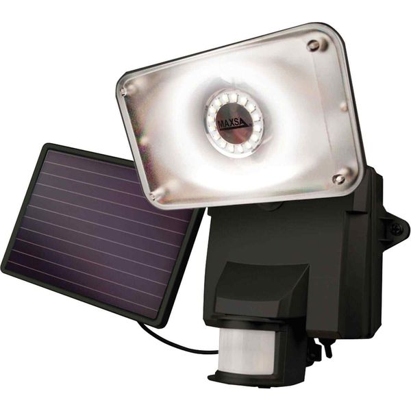 Petra Industries Motion-activated Solar LED Security Flood Light (black)