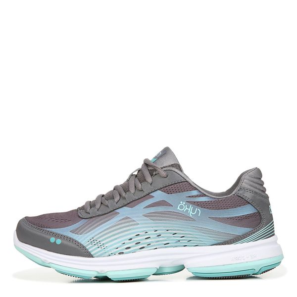 Ryka Womens Devotion Plus 3 Walking Shoe, Grey Aqua, 9 US