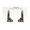 Design Specialties Fireplace Coastal Design Black Andiron