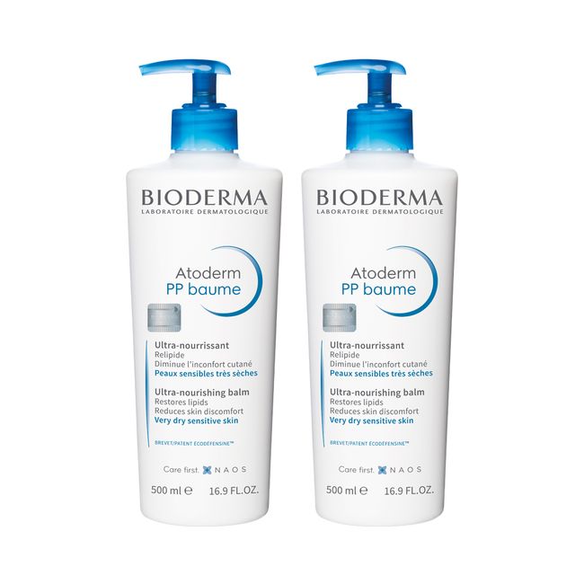 Bioderma Atoderm PP Balm 500ml+500ml (highly moisturizing face &amp; body balm)