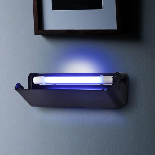 UV Fly Light Trap Indoor for Home Gnat Mosquito Traps for House Indoor Insect Killer, Bug Catcher Light for Kitchen House & Fruit Flies Garage & Warehouse with 5 Sticky Glue Boards 6.5 Feet Power Cord