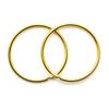 Arranview Jewellery 9ct Gold 14mm Plain Sleeper Hoops (1 Pair)