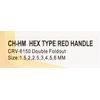 Fuso Hex Wrench Set (Size 7 Pairs) FS – 541 a