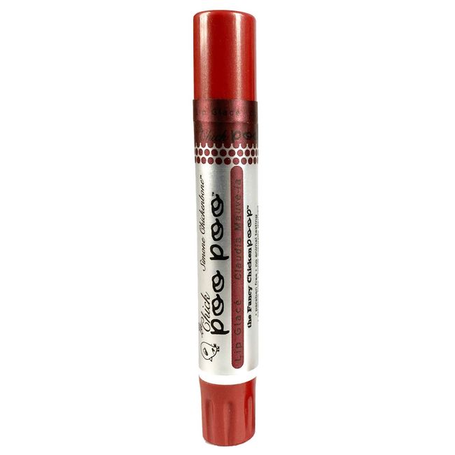 Simone ChickenBone 100% Natural Moisturizing Lip Gloss, La Chick Poo Poo Lip Shimmer with Mineral Coloring, Mauve