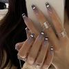 24 Piece Nail Tips, Gradient French, Overflowing with Cute, Great for Dates