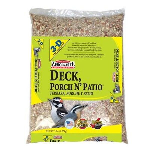 Porch Patio Blend Wild Bird Food, 5 lb., Dry, 1 Pack