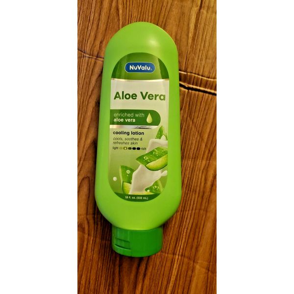 2 PACK NUVALU ALOE VERA COOLING LOTION