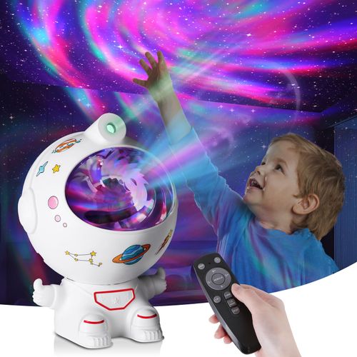 Ltteaoy Sensory Toys for Autism,Kids Sensory Lights, Astronaut Galaxy Night Light Projector Bedroom Adjustable Brightness&Timable,Adhd Sleep Aid,Birthday Gift for Boys Girls Age 2 3 4 5 6