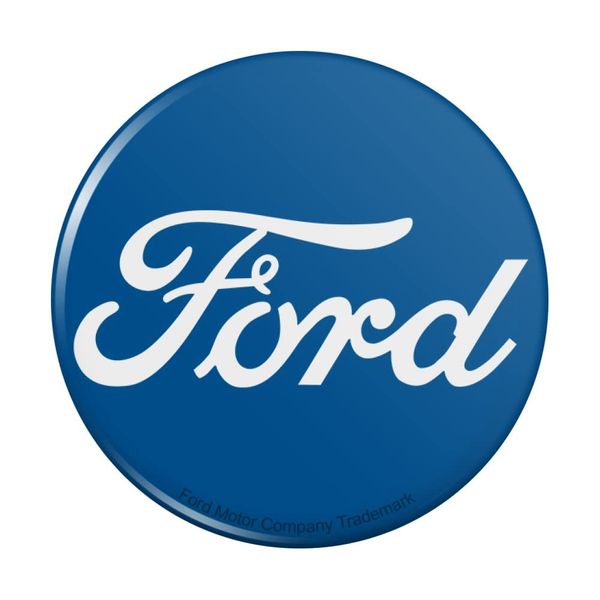 Ford Classic Script Logo Kitchen Refrigerator Locker Button Magnet