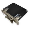 Winford Engineering DIN Rail Mounting Plate for BeagleBone, Right Angle L-Bracket Design, Black, RoHS Compliant