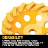 DEWALT DW4772T 4-Inch XP Turbo Diamond Cup Wheel