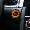 Gold Go Engine Start Push Button Ring Sticker Trim For Honda Civic Accord 10th