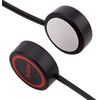 AOLIHAN 12V/24V Round Waterproof Momentary Car Horn Push Button Switch Black ...