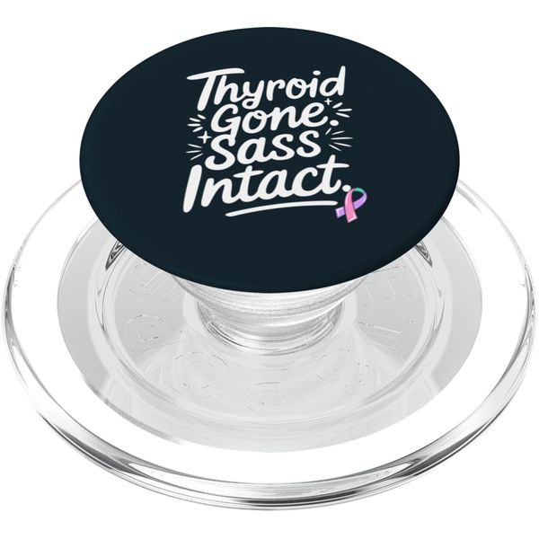 Thyroid Removal Survivor PopSockets PopGrip for MagSafe
