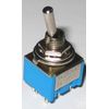 Mini Panel Mount Toggle DPDT Switch - 6 A / 125 V - 3 A / 250 V -  On / Off
