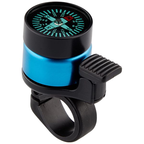 Tokyo Bell Mini Compass Bell, Anodized Blue, MINIcom