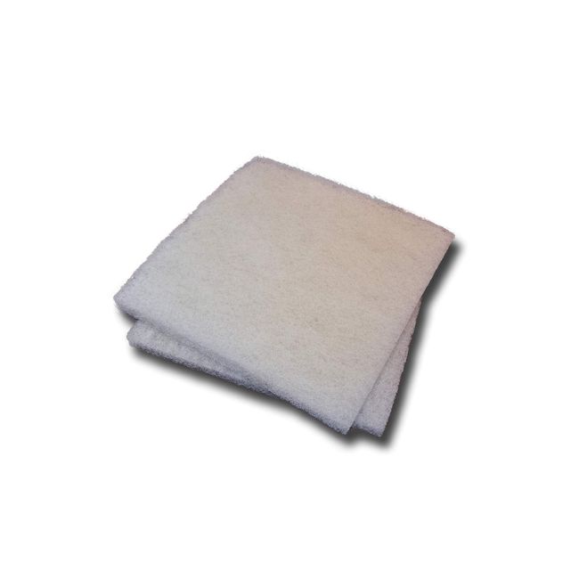 The Filter Pro Beige Coarse Filter Media, 2" Thick, 24" x 24" Pads, 2 Pack, Perfect for Aquariums, Ponds or Water Gardens, Made in USA