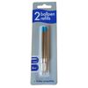 Twin Pack Ballpoint Pen Refills Parker Compatible Black Or Blue Ink (Blue)