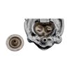 Chrome Lion Head Door Knocker with Shiny Lion Ring Style Front Door Knocker