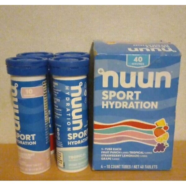 Nunn Daily Hydration Strawberry Fruit Punch Lemonade Vitamin Supplements