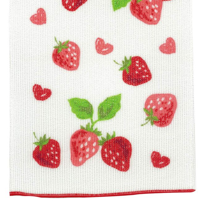 ko-zikanpani- naironbodyitaoru 25 × 100 cm Strawberry White 501834