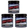 Manic Panic Bleu Crépuscule Cruelty Free, Vegan & Vibrant, 3 x 118 ml