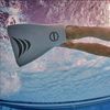 Zone3 Silicone V-Flex Ergo Swim Training Training Fins (Silver, Small)