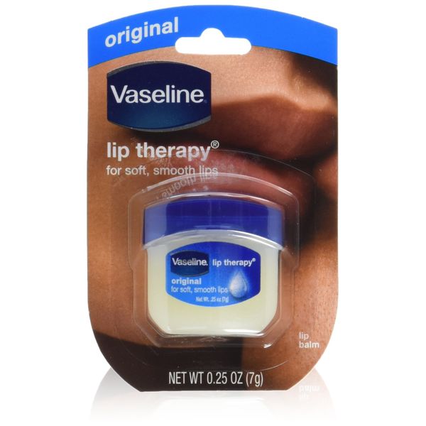 Vaseline Lip Therapy Original 0.25 Ounce Jar, 0.25 Ounce (Pack of 8)