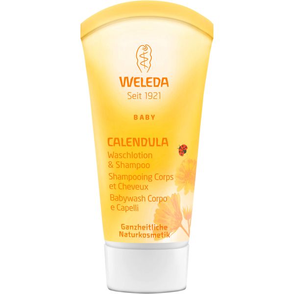 WELEDA Calendula-Waschlotion & Shampoo, 20 ml Gel