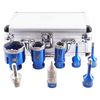 5/8-11 Diamond Hole Saw Kit Core Drill Bit Set Tile Porcelain Ceramic Marble 8pc