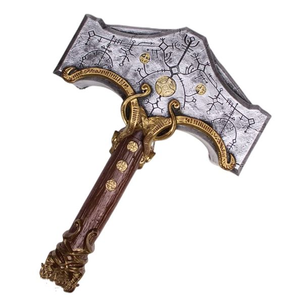 damdos Halloween Props Cosplay God of War Hammers Leviathan Kratos Hammer Blade of Chaos Kratos Weapon Birthday Gifts