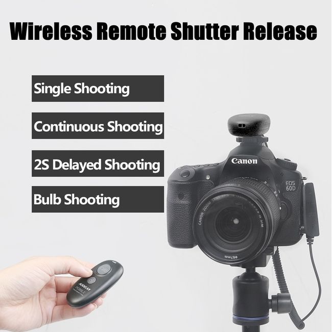 AODELAN Camera Wireless Shutter Release Timer Remote Control for Nikon Z6, Z7, D