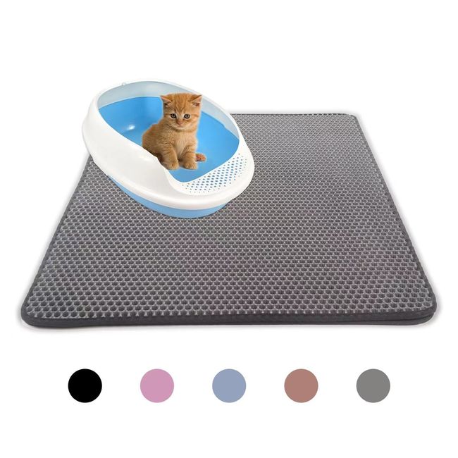 new Waterproof litter mat double litter mattress trapping litter box  cattery mat cleaning mat