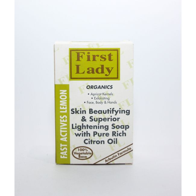 First Lady Lemon Skin Beautifying & Superior Lightening Soap 200g - Exfoliating